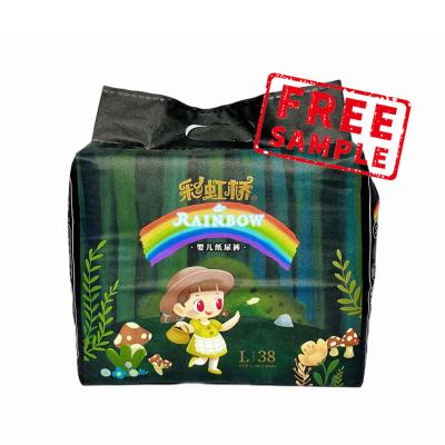 China Free Sample Good Quality Printed China OEM Custom Design Disposable Baby Diapers A Grade Healthy Diaper For Premature Baby for sale