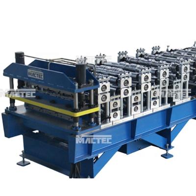 China Hotels Most Popular Metal Sheeting Double Layer Roll Forming Machine for sale