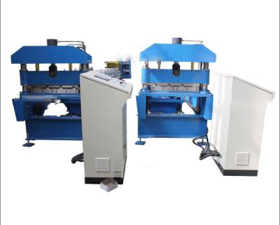 China Manual Hotels Metal Roof Ridge Cap Roll Forming Machine for sale