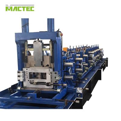 China Easy Installation Easy Operation Wholesale Construction Material Machinery Parts Galvanized Steel C Z Purlin Punch Roll Forming Machine for sale