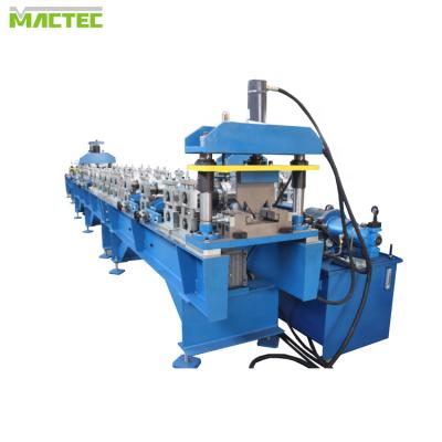 China Easy installation c channel machine roll forming cold formed u omega purlin machine steel machinemetal products making building material for sale