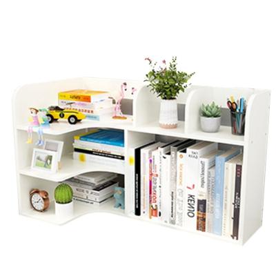 China Small Table Shelf Mini Office Student Bamboo Simple Oak Wooden Book Shelves Retractable Solid Rack Office Convertible Shelf Book Shelves for sale