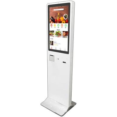 China Chain Store Hotel Countertop Queue Self Service Kiosk Ordering Service With Ticket Printer for sale