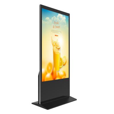 China Indoor Touch Screen WIFI 65inch LCD 1080p Display Advertising , Digital Signage 4k Advertising Screen for sale