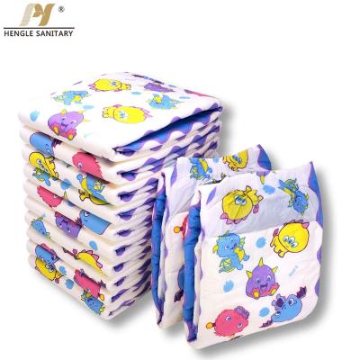 China Cheap Soft Size PVC Printed Ultrathin Disposable Adjustable Adult Diaper Pull Up Type Easy Pants Diaper for sale