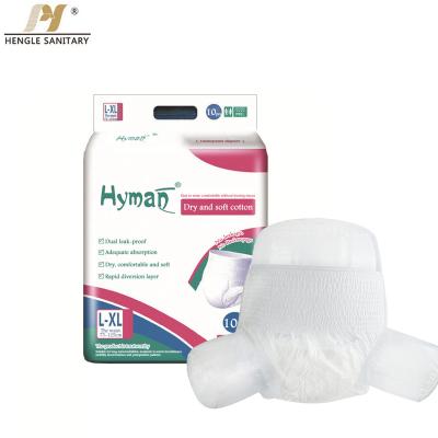 China Adult Type Easy Adult Diapers Pant Easy Type Wear Size Diapers Printed for sale