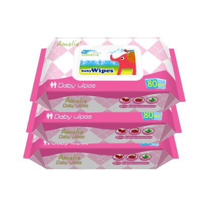 China Wholesale Eco - Friendly Baby Wipes Thickened Nonwoven Hand And Mouth Wipes for sale