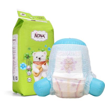 China Printed private label nonwoven outdoor disposable quality pampering baby diaper pull up diaper manufacturers in china for sale