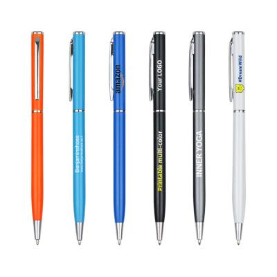 China office & School Pen BKS Best Hot Sale Wholesale Ball Pens Smooth Metal Retractable Multi Color Ballpoint Pen for sale