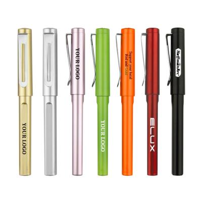 China BKS promotion normal cheap plastic gel pen cheap white color gel ink pen with custom logo for sale