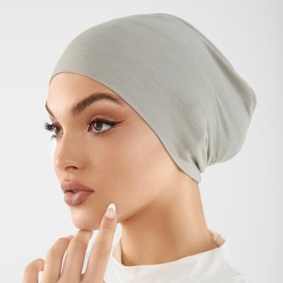 China Fashion New Arrival Soft Modal Islamic Muslim Cotton Hijabs Underscarf Hijab Elastic Hood for sale