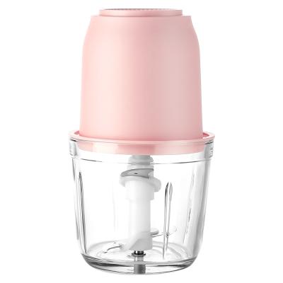 China 2022 New Hotel Mini Baby Food Processor Kid's Electric Food Mixer Stainless Steel Pink Green OEM for sale