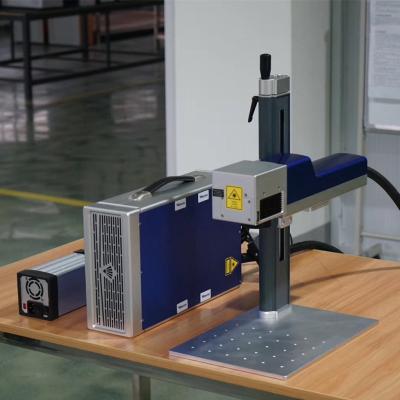 China Laser Marking Portable Mini Fiber Laser Marker 20W 30W Fiber Laser Marking Machine qr code laser marking engraving machine for sale