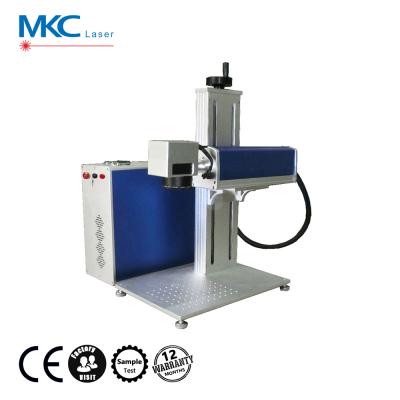 China Free Maintenance Plastic Stainless Steel Metal Jewelry 20W 30W Raycus Portable Fiber Laser Marking Machine For Sale for sale