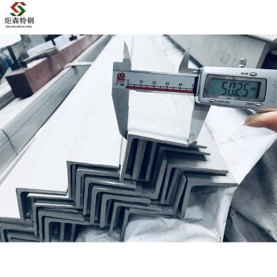 China Kitchenware & Construction Angle Standard Sizes 304 Stainless Steel Angle Bar High Quality Steel Price for sale