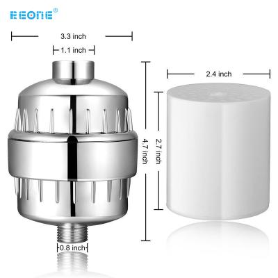 China 10/12/15/17/18/20 Stage Shower Water Filter Eco-friendly Universal Replaceable Main Shower Water Filter for sale