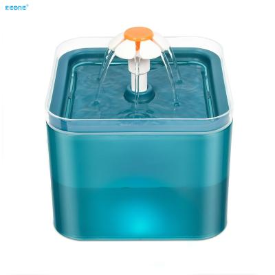 China New 2022 2L Pet Water Fountain Flower Cat Water Fountain Automatic Pet Drinking for sale