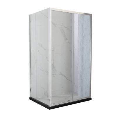 China Modern Bathease 6mm Single Glass Shower Sliding Door for sale