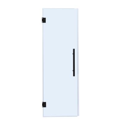 China Factory price 10mm modern high quality tempered glass black shower door for sale