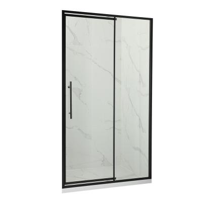 China New Modern Factory Design Pivot Tempered Glass Bathroom Shower Door for sale