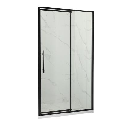 China Factory direct sale new design modern good quality handle pivot bathroom tempered glass shower door for sale