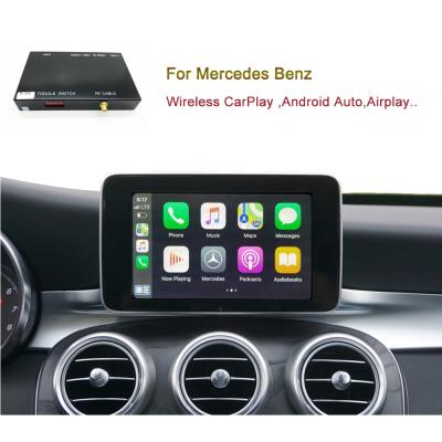 China Car Radio Apple Wireless CarPlay A/B/C/E/S/GLK/GLA/GLC//ML/CLA/CLS For Mercedes CarPlay IOS Android Auto Video Camera Interface for sale