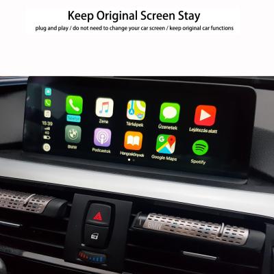 China Screen Mirror Android Auto Apple CarPlay For BMW EVO Car Play Siri Netflix Youtube Google Maps Waze Whatsapp for sale