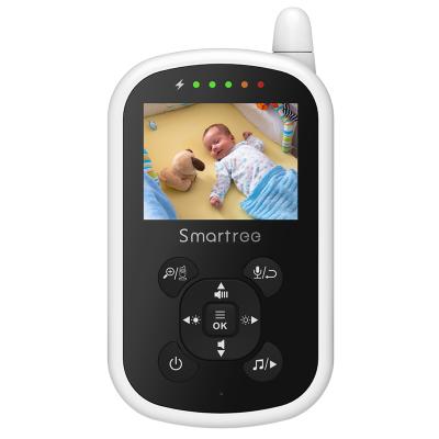 China Hottest Selling Music Player LCD Child Audio Cry Monitoring Sound Detection Baby Monitor with Camera Temperature Monitor for sale