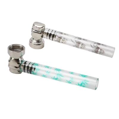 China Coastal Metal Pipe Smoking Wholesale Metal Smoking Pipes 93mm for sale