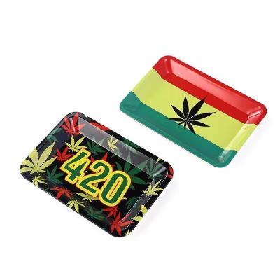 China Modern Popular Customized Wholesale Rolling-Trays Tin Rolling Tray With Magnetic Lid OEM for sale