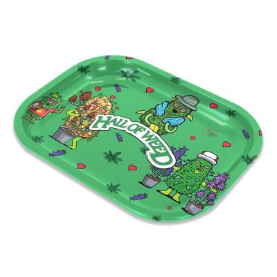 China Moq of modern popular custom-rolling tray low rolling tobacco tray custom-rolling trays for sale