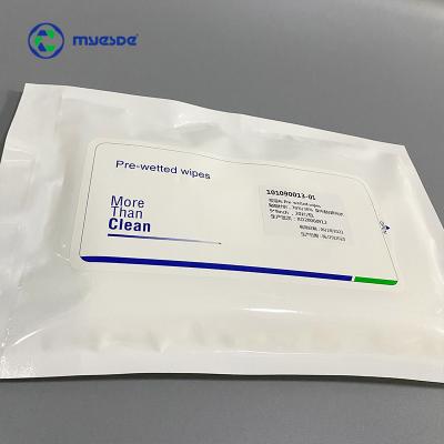 China IPA Presaturated Cleaning Cloth Individual Cleanroom Ipa Wipes for sale