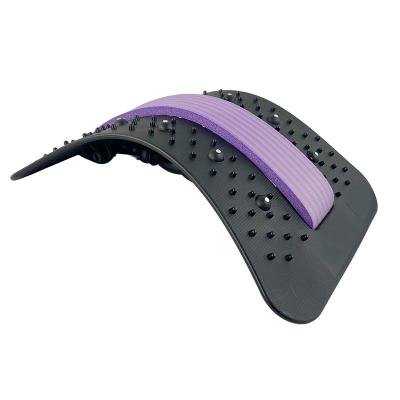 China High Quality ABS Magnetic Lumbar Traction Device Waist Back Massager Stretcher for sale