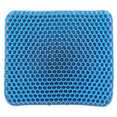 China Multi-function Breathable Cold Gel Cushion Honeycomb Memory Summer Cushion Gel Car Ice Cushion for sale