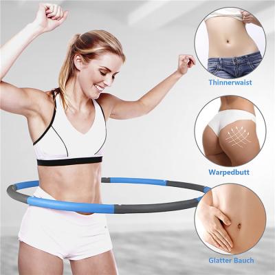 China Professional Fitness Hola Ring Metal Fitness Hoola Hoops Wholesale Bodybuilding Fitness Hoops and Circles Hoope Ring Box Body Slimming Hula Polynesian Dances for sale