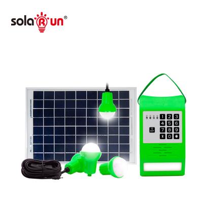 China Home Solar Run Paygo Solar Home Lighting System To Light Up Phone Charging From Wall Light Pay As You Go for sale