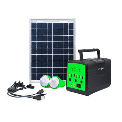 China 30W Smart Home Indoor Solar Home Lighting System For Home Phone Charging Small Business Kiosk Outlet Street Vendor for sale