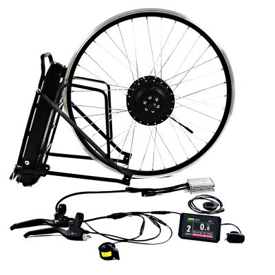 China 36v 350w ebike kit geared hub motor electric bicycle kit with battery included 16