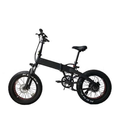 China New Style 48V 500W Aluminum Alloy OEM/ODM Fat Bike 20inch Electric Foldable Lithium Power Electric Bike for sale