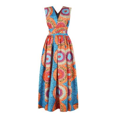 China African Print Long Maxi Dress Sexy Dresses Party Of The Casual Dress 2019 Fashion Designs Sexy African Elegant Clothing for sale