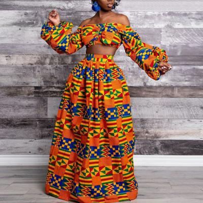 China New fashion products fast delivery african casual dress style dashiki dress sexy two piece ladies clothing for sale