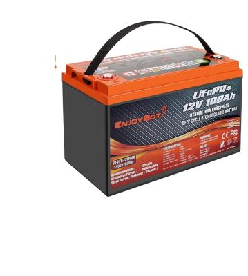 China Boat LiFePO4 battery, 100A built-in BMS, 12V 200Ah lithium iron phosphate battery perfect to replace SLA/AGM home energy storage for sale