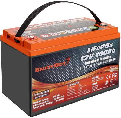 China BOATS High Performance 12V 100Ah Lifepo4 Battery For RV Or Boat for sale