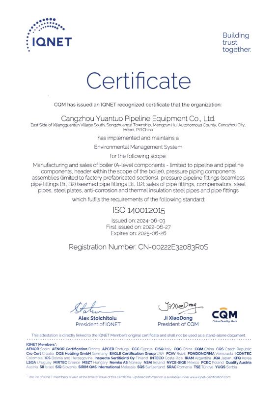 Occupational Health and Safety Management System Certificate - Beijing Hownew Energy Technology Group Co., Ltd