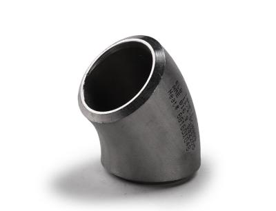 China Non Corrosive 45° Stainless Steel Elbow Rust Free Pipe Fittings for sale