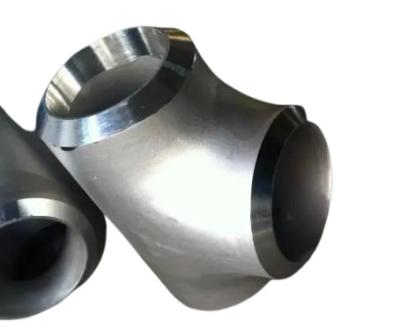 China Alloy Steel Seamless Butt Weld Fittings / Bw Pipe Fittings Tee 90° Round for sale