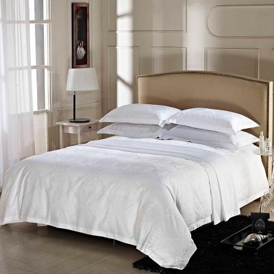 China Nondisposable Factory Wholesale White Linen Flat Sheets Set Luxury King Size Queen 3pcs 100% Solid Cotton Duvet Cover Set Cotton Bedding Set for sale