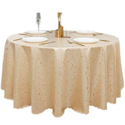 China Nordic Luxury Round Polyester Style Decorative Washable Table Cloths 100% Washable Tablecloth With Multiple Colors for sale