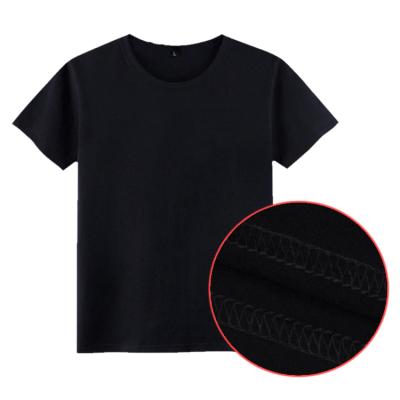 China Anti Shrink Promotional Custom Made T Shirts For Men, Black Cotton Hip Hop Blank T-shirt Men for sale