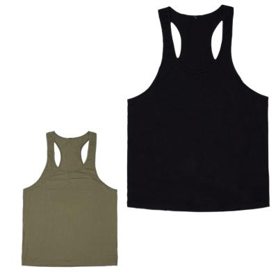 China China OEM Custom Anti-pilling Mens Tank Top , Sports Tank Tops Mens Sleeveless Running Black Breathable Fitness for sale